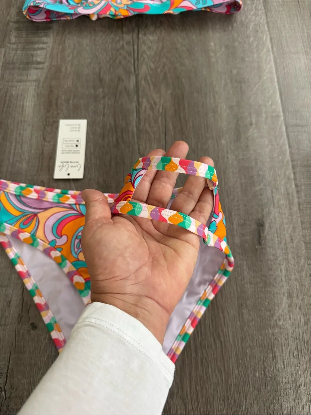 CUPSHE Colorful Floral Bikini Set NWT Size Small